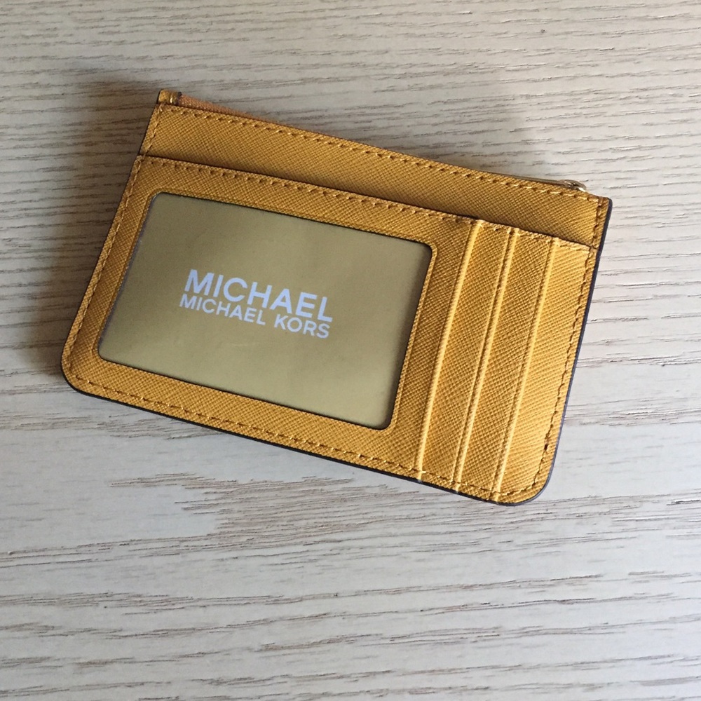 Michael Kors Golden Rod Leather ID, Coinpouch - Picture 2 of 7